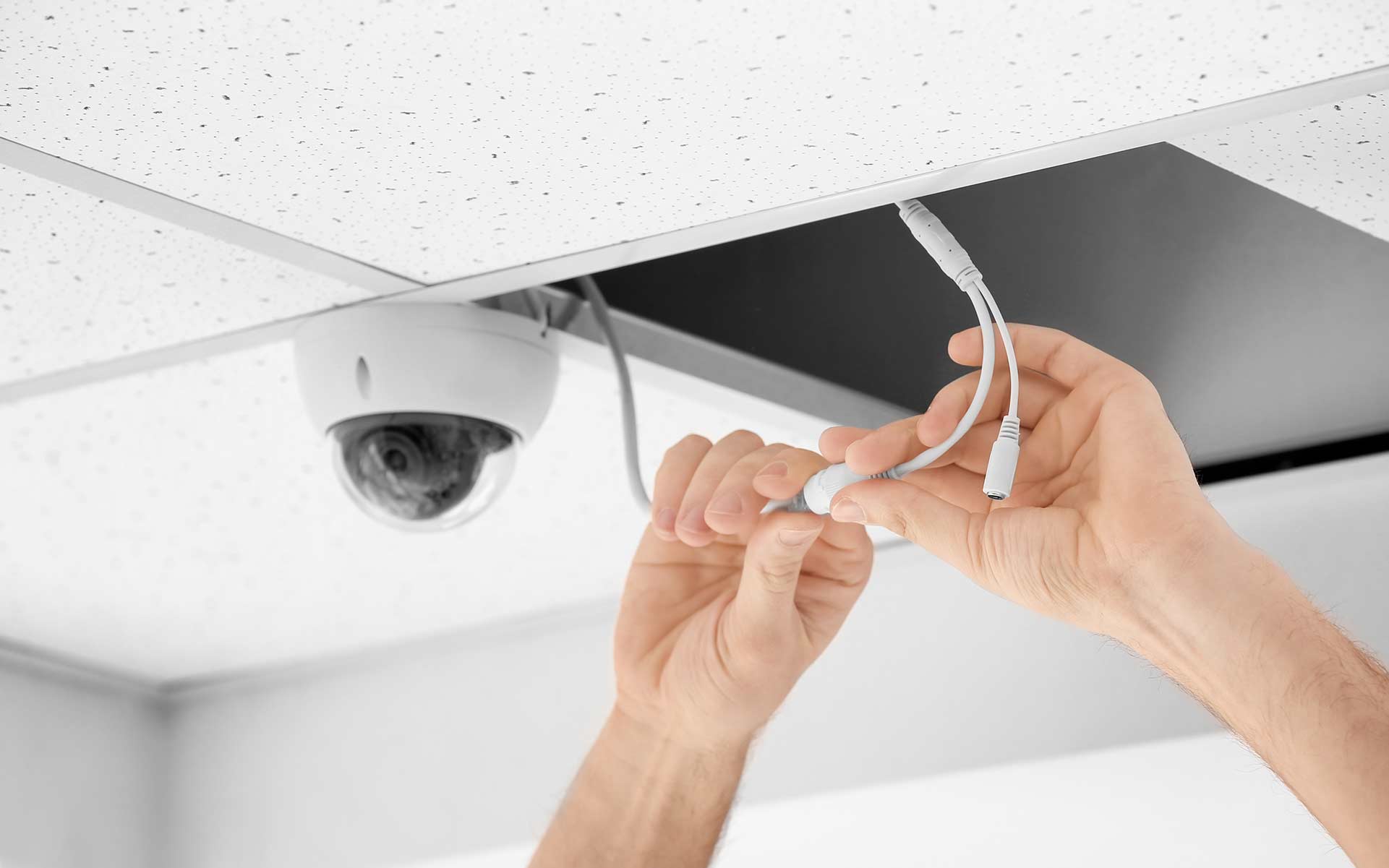 A2B Electrical's electricians can wire up CCTV cameras for properties in South Acton and the local area. 